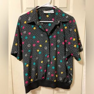 Vintage Alfred Dunner pullover with amazing print.